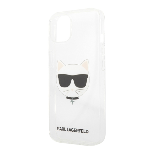 Чехол Karl Lagerfeld Choupette Hard для iPhone 13, прозрачный