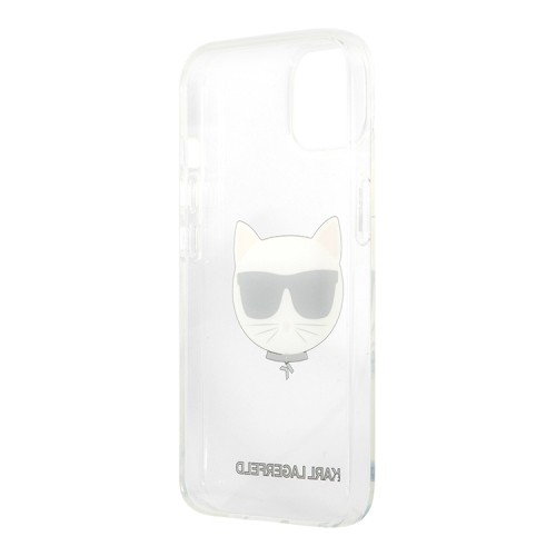Чехол Karl Lagerfeld Choupette Hard для iPhone 13, прозрачный