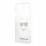 Чехол Karl Lagerfeld Choupette Hard для iPhone 13, прозрачный