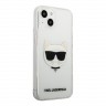 Чехол Karl Lagerfeld Choupette Hard для iPhone 13, прозрачный