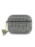 Guess для Airpods Pro 3 чехол Diamond Rhinestone with Triangle charm Khaki