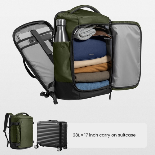 Tomtoc Travel рюкзак Navigator-T66 Liteway Travel Laptop Backpack 16" (Win)/28L Green