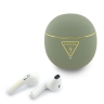 Guess Наушники TWS Bluetooth Round with Printed Triangle logo Khaki