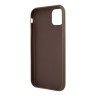Чехол Guess 4G Stripe printed logo Hard для iPhone 11, коричневый