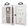 Чехол Guess 4G Stripe printed logo Hard для iPhone 11, коричневый