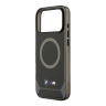 BMW для iPhone 17 Pro чехол M-series IML Metal camera Double logo Hard Black (MagSafe)