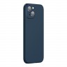Чехол Baseus Liquid Silica Gel Protective для iPhone 13, синий