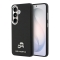 Karl Lagerfeld для Galaxy S26 чехол PU Saffiano FW Karl&Choup Heads metal &Cam Hard Black (MagSafe)