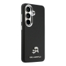 Karl Lagerfeld для Galaxy S26 чехол PU Saffiano FW Karl&Choup Heads metal &Cam Hard Black (MagSafe)