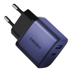 Energea СЗУ AmpCharge AVS45, USB-C AVS60 + USB-A QC30W Blue