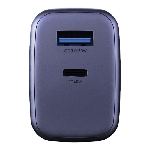 Energea СЗУ AmpCharge AVS45, USB-C AVS60 + USB-A QC30W Blue