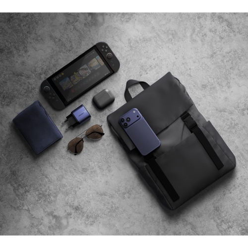 Energea СЗУ AmpCharge AVS45, USB-C AVS60 + USB-A QC30W Blue
