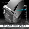 Чехол со стеклом Elago Clear Shield case 9H glass для Apple Watch 45 мм, прозрачный