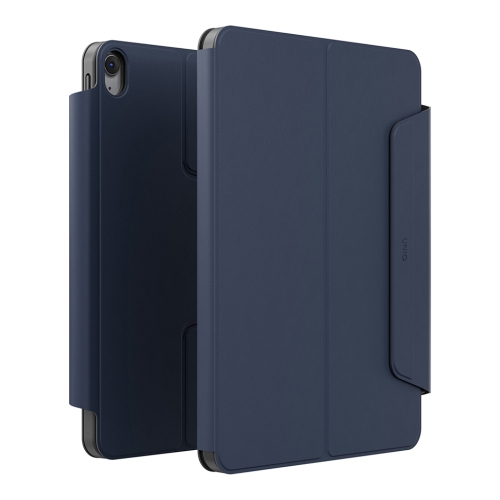 Uniq для iPad 11 (2025 A16)/ 10.9 (2022) чехол ROVUS SnapMount Magnetic 360 Rotate Detach Navy Blue