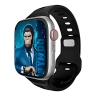 BlueO для Apple Watch 44/45/46/49 mm ремешок Fluoro Rubber Sport Watch Band Black