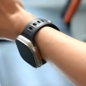 BlueO для Apple Watch 44/45/46/49 mm ремешок Fluoro Rubber Sport Watch Band Black