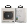 Чехол BMW Signature leather with Metal logo для AirPods Pro, черный (BMAPSSLBK)