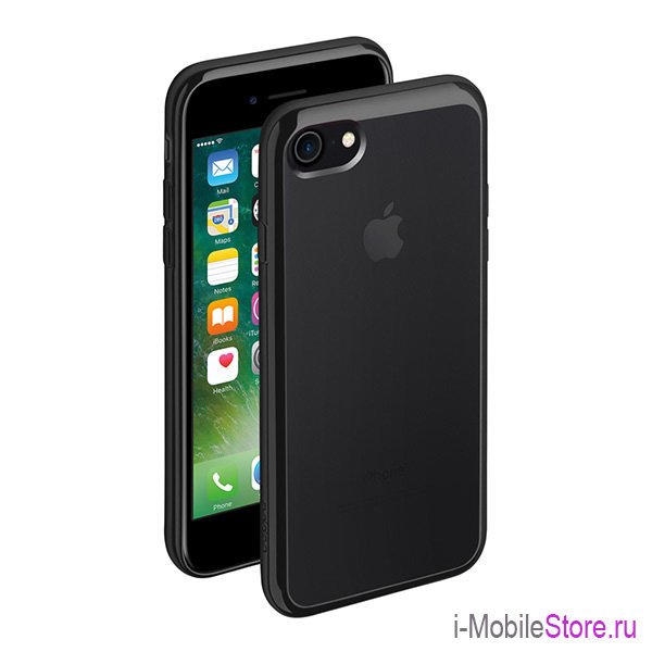 Чехол Deppa Gel Plus для iPhone 7/8/SE 2020, чёрная рамка