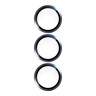 BLUEO Camera lens Armor metal для камеры Galaxy S23 | S23 Plus, Black (3 шт)