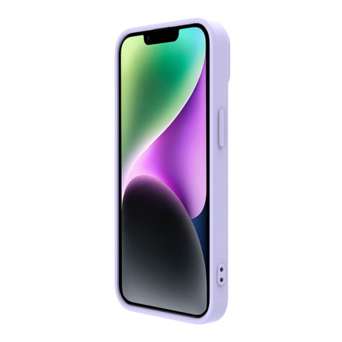 Nillkin для iPhone 15 Plus чехол CamShield Silky Silicone Misty Purple