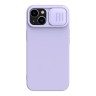 Nillkin для iPhone 15 Plus чехол CamShield Silky Silicone Misty Purple