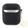 Guess для Airpods 1/2 чехол Fixed Glitters with Heart Diamond charm Black