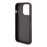 Guess для iPhone 15 Pro Max чехол GripStand PU 4G with Triangle Diamond metal logo Hard Brown