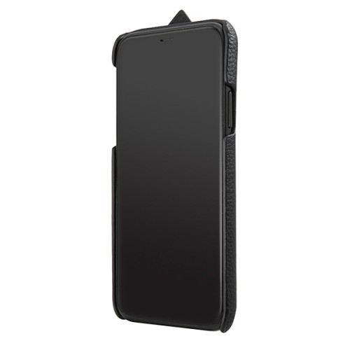 Чехол Karl Lagerfeld PU Leather Strap Karl Logo Hard для iPhone 11, с ремешком, черный