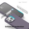 Elago для iPhone 15 Pro чехол Soft silicone (Liquid) Deep Lavender