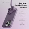 Elago для iPhone 15 Pro чехол Soft silicone (Liquid) Deep Lavender
