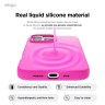 Elago для iPhone 16 Pro чехол Soft silicone (Liquid) Ice Red