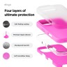 Elago для iPhone 16 Pro чехол Soft silicone (Liquid) Ice Red