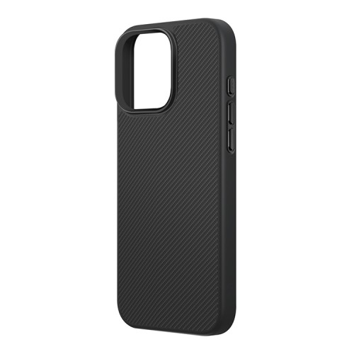 Uniq для iPhone 16 Pro чехол KEVA AIR Kevlar + GripFit Premium Mount Black (MagSafe)