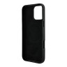 Aston Martin для iPhone 16 Pro чехол PU Full Wrapped Metal logo & Camera Hard Black (MagSafe)