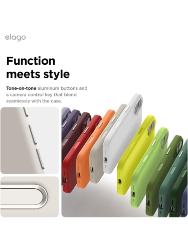 Elago для iPhone 17 чехол Magnetic Silicone Stone (MagSafe)