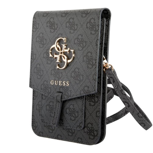 Сумка Guess Wallet Bag 4G Big metal logo для смартфонов, серая