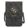 Сумка Guess Wallet Bag 4G Big metal logo для смартфонов, серая