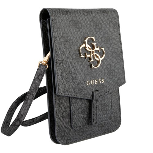 Сумка Guess Wallet Bag 4G Big metal logo для смартфонов, серая
