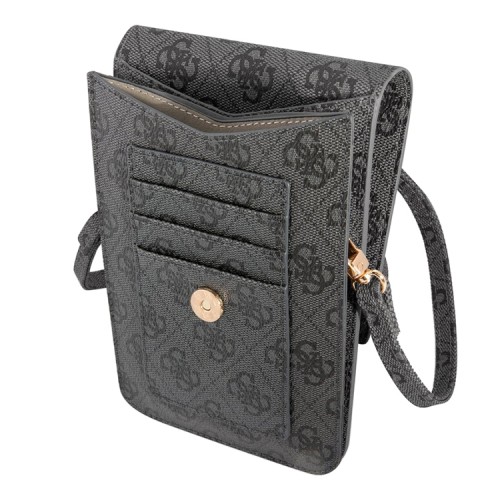 Сумка Guess Wallet Bag 4G Big metal logo для смартфонов, серая