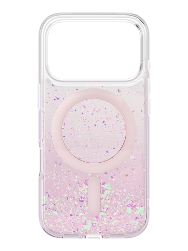 Uniq для iPhone 17 Pro чехол COEHL Resin Rosara Pink Haze (MagSafe)