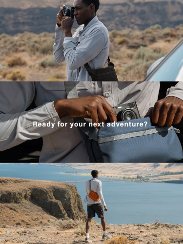 Uniq сумка DENVER Canvas Crossbody Bag 5L Blue