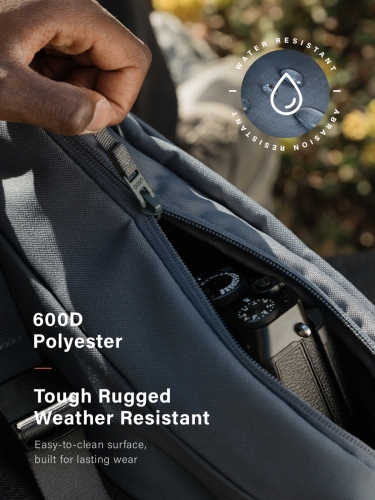 Uniq сумка DENVER Canvas Crossbody Bag 5L Blue