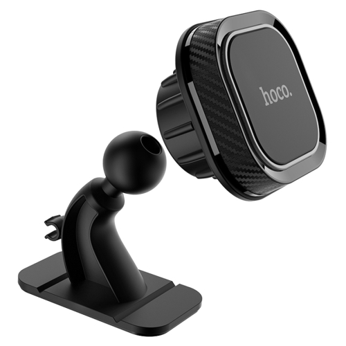 HOCO автодержатель CA53 Intelligent magnetic car holder (на торпеду) Black/Gray
