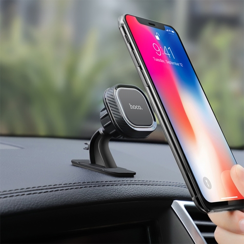 HOCO автодержатель CA53 Intelligent magnetic car holder (на торпеду) Black/Gray
