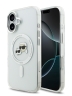 Karl Lagerfeld для iPhone 17 чехол IML NFT Karl & Choup Heads Metal camera Hard White (MagSafe)
