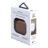 Чехол Uniq Terra Genuine Leather with wrist strap для AirPods 3 (2021), коричневый