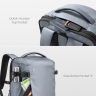 Tomtoc Travel рюкзак Navigator-T66 Liteway Travel Laptop Backpack 16" (Win)/28L Light Gray