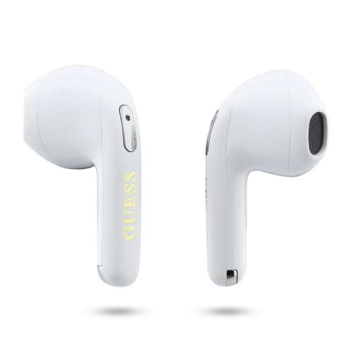 Guess Наушники TWS Bluetooth Round with Printed Triangle logo Pink