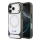 BMW для iPhone 17 Pro чехол M-series IML Metal camera Double logo Hard White (MagSafe)
