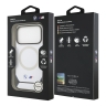 BMW для iPhone 17 Pro чехол M-series IML Metal camera Double logo Hard White (MagSafe)